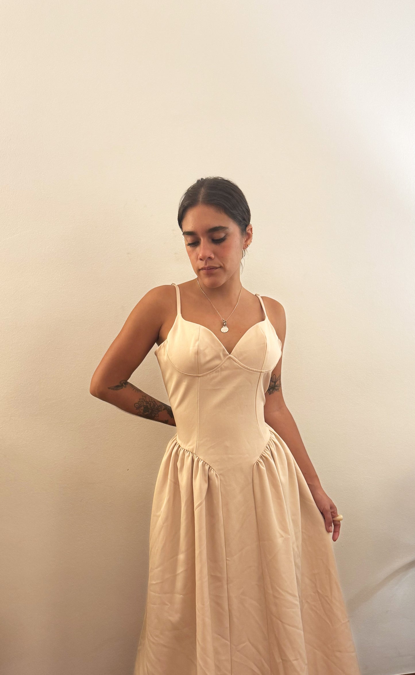 Maxi Dress Beige