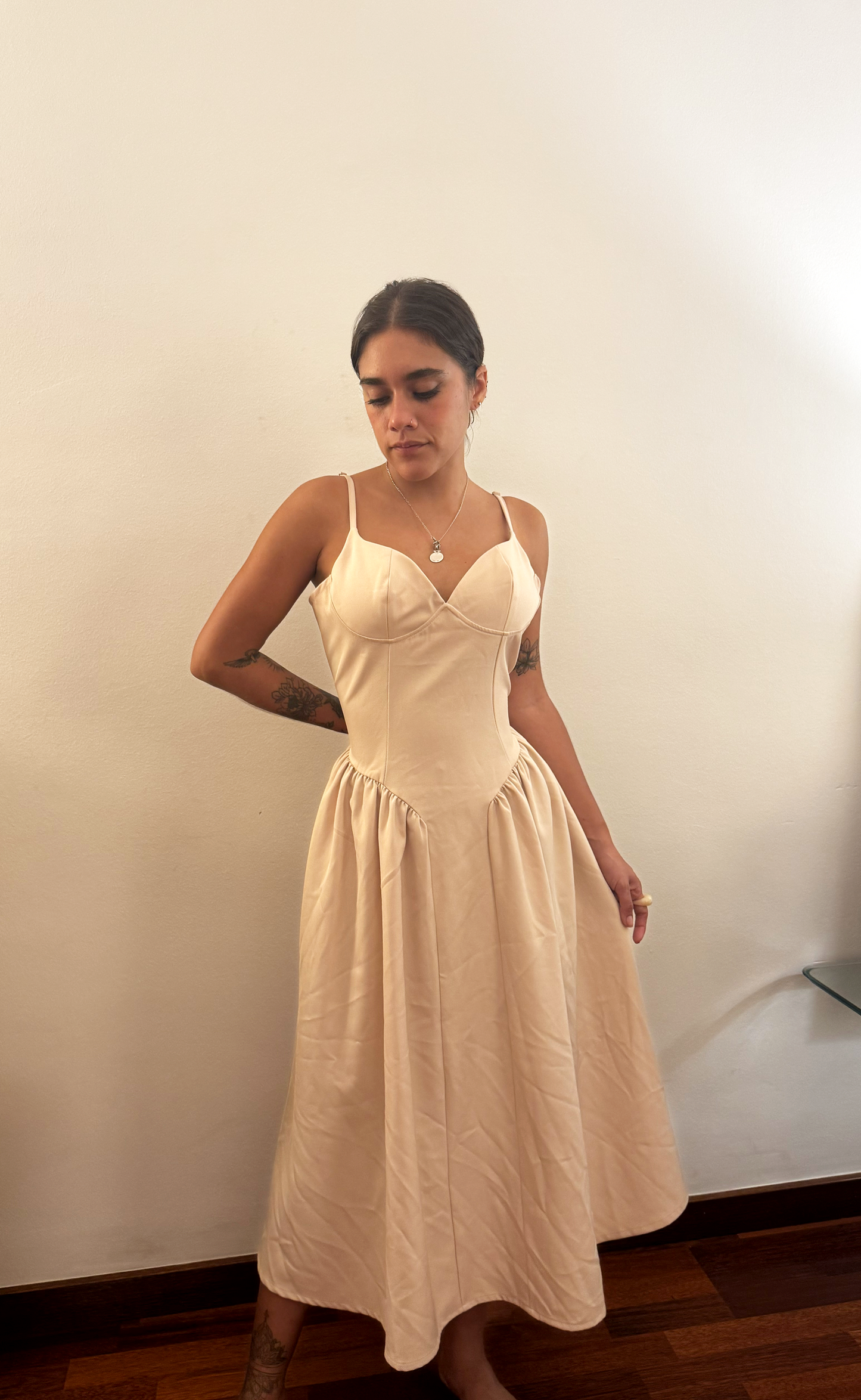 Maxi Dress Beige