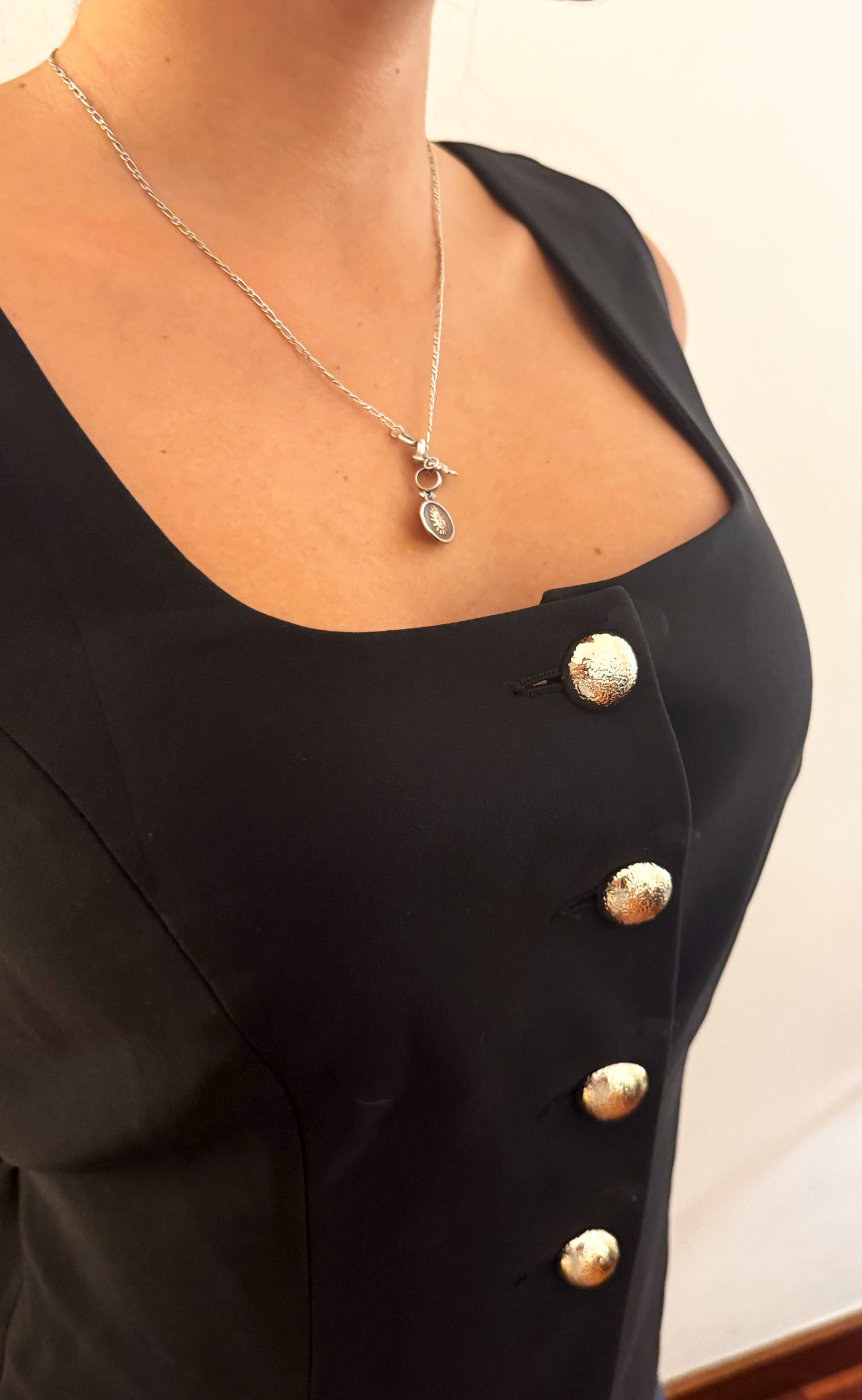 Vest With Gold Details
