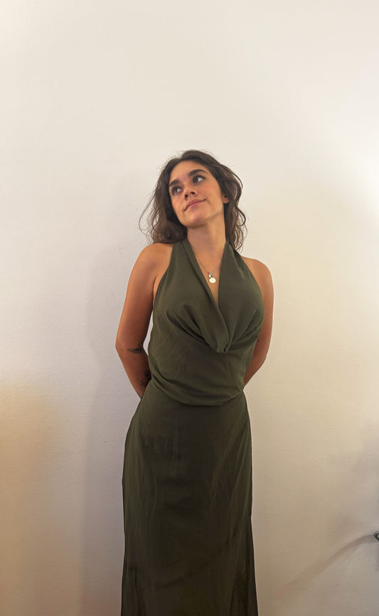 Maxi Dress Petrol Green